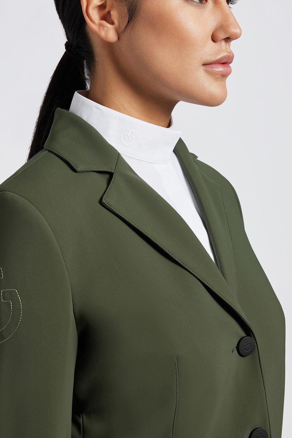 Veston de concours pour femme en Jersey- Hunter | Cavalleria Toscana