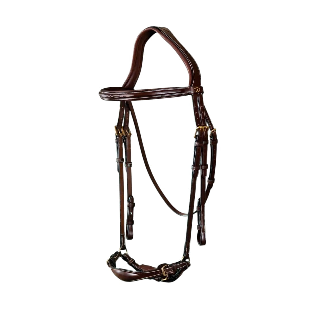 Adjustable German Noseband Bridle | DY'ON