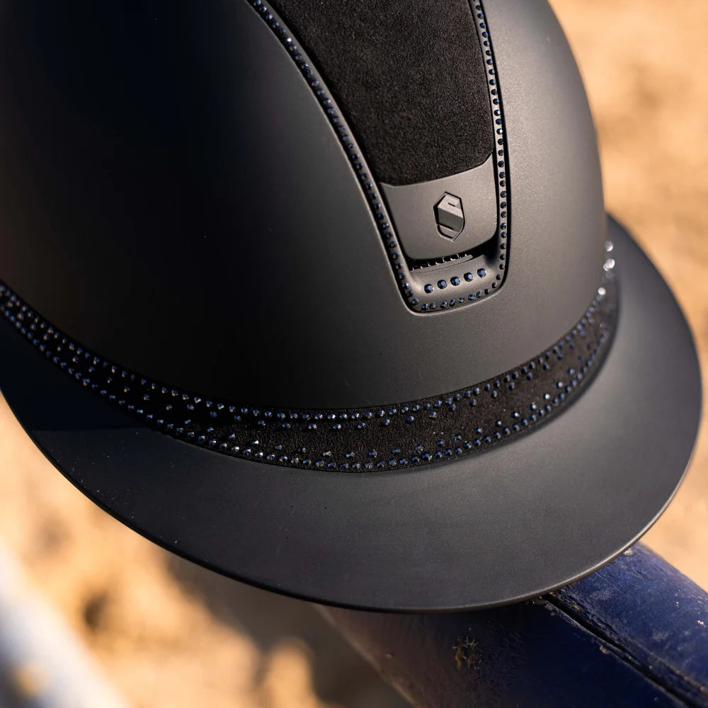 Custom Miss Shadowmatt Top Alcantara - Frontal Tiara navy | Samshield 2.0