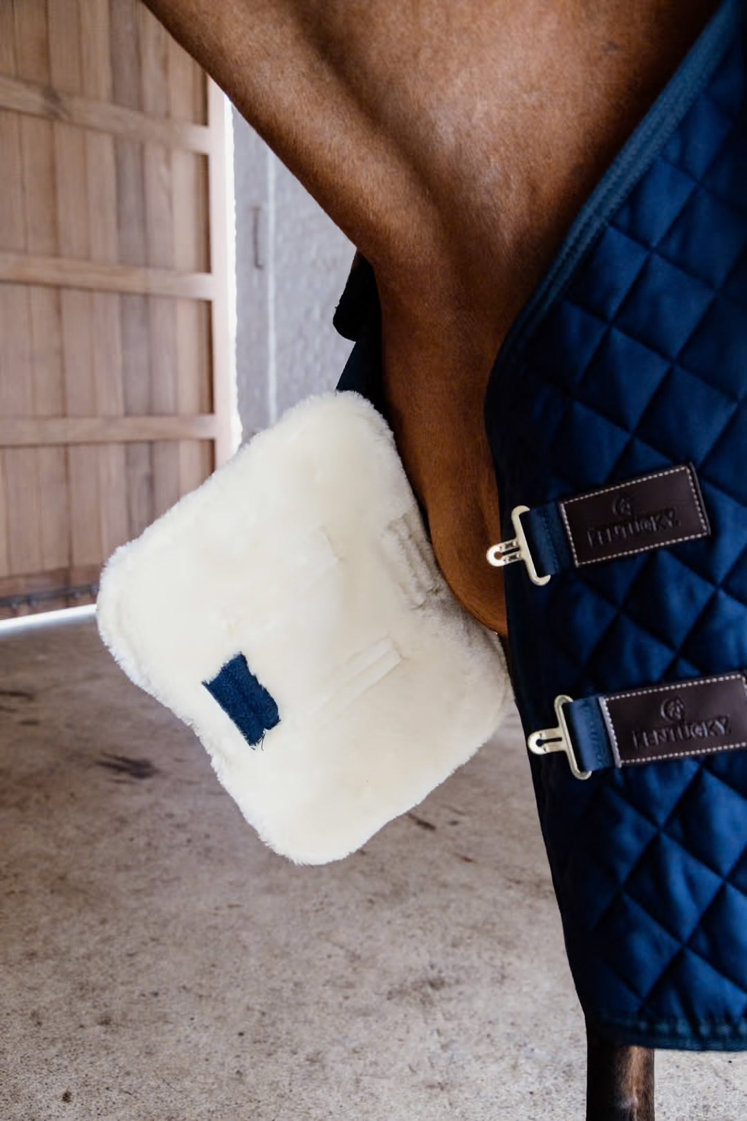 Vegan Sheepskin Quilted Chest Extension | Kentucky Horsewear