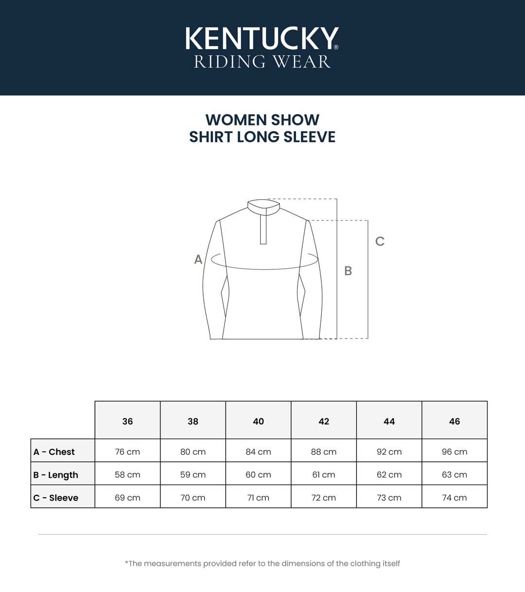 Long-sleeved Sparkly Competition Shirt with Drawstring | Kentucky Horsewear