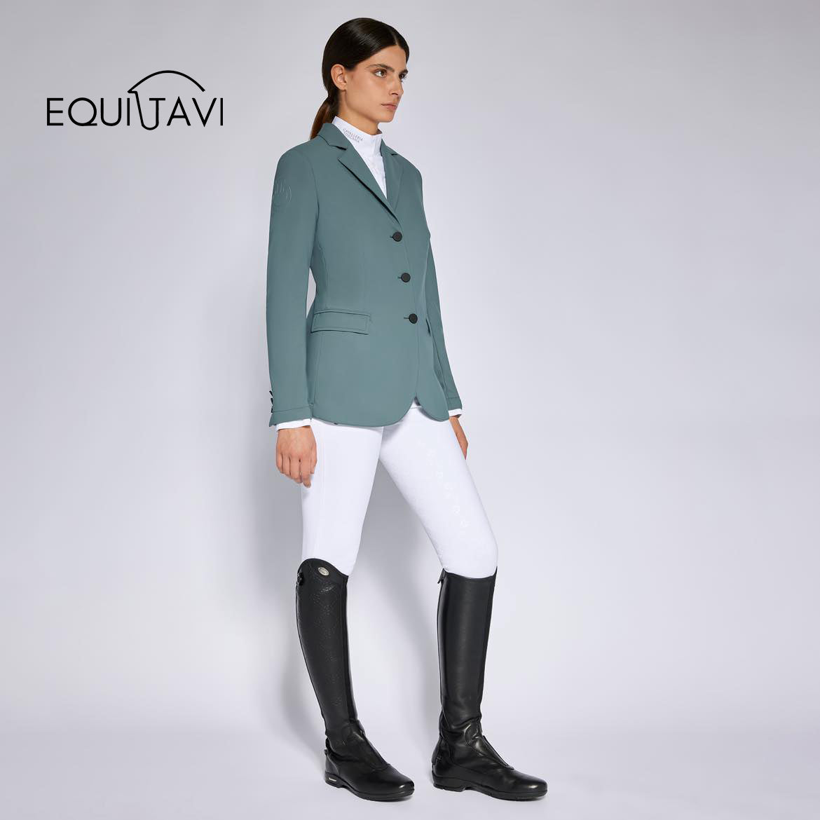 Veston de concours pour femme en Jersey- Hunter | Cavalleria Toscana