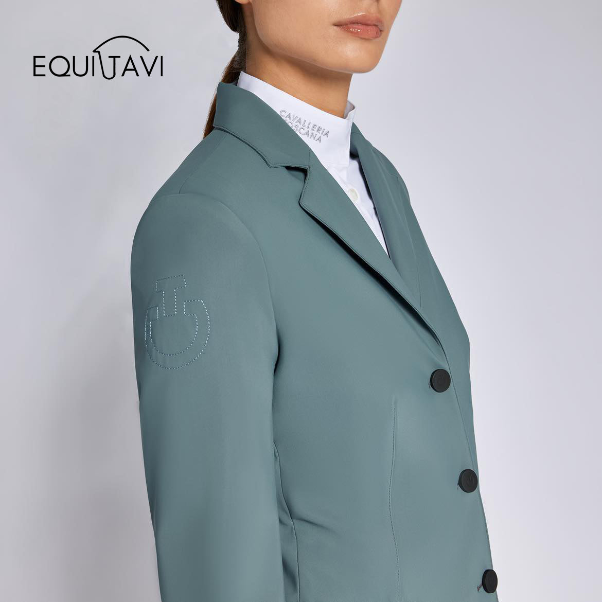 Veston de concours pour femme en Jersey- Hunter | Cavalleria Toscana