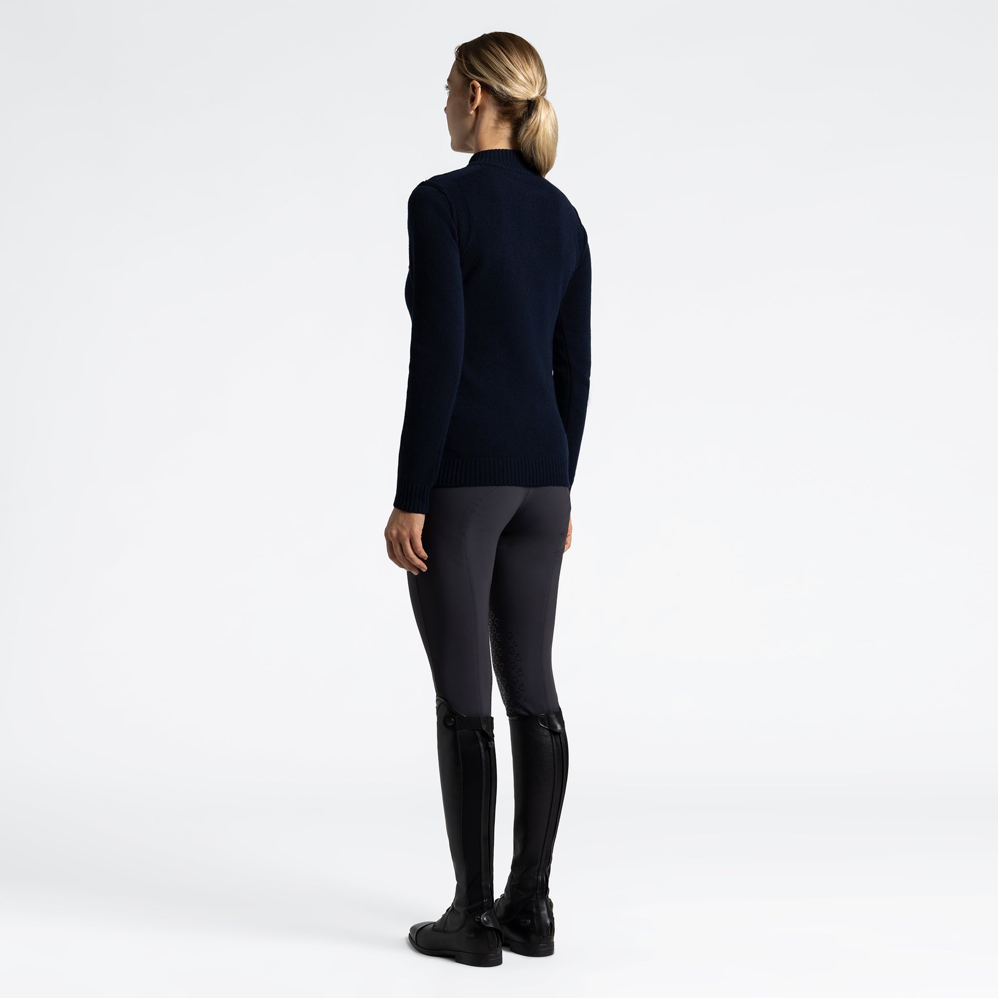https://equitavisports.ca › products › pull-a-col-roule-zippe-pour-femme-en-laine-vierge-cavalleria-toscana-fw25