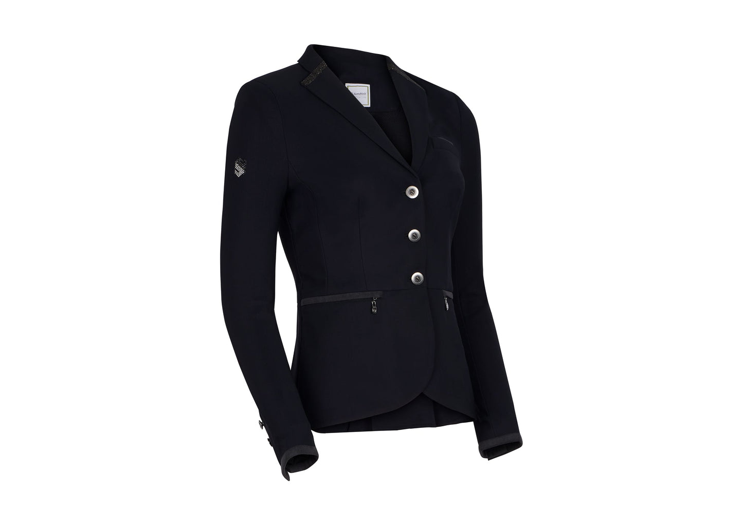 Samshield Victorine Crystal Fabric Show Jacket - Mavi Equestrian