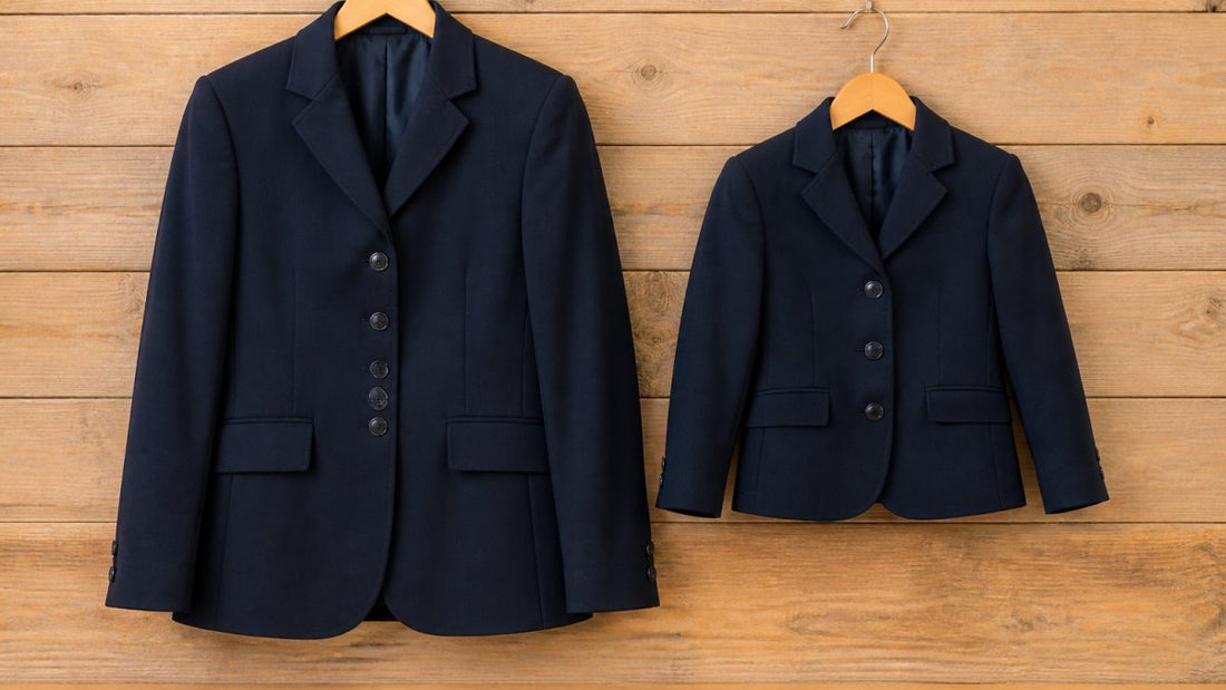 Veste de concours d'équitation : enfant ou adulte