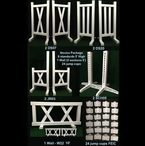 Novice Jump Set 4 PVC Jumps | EquiDepot