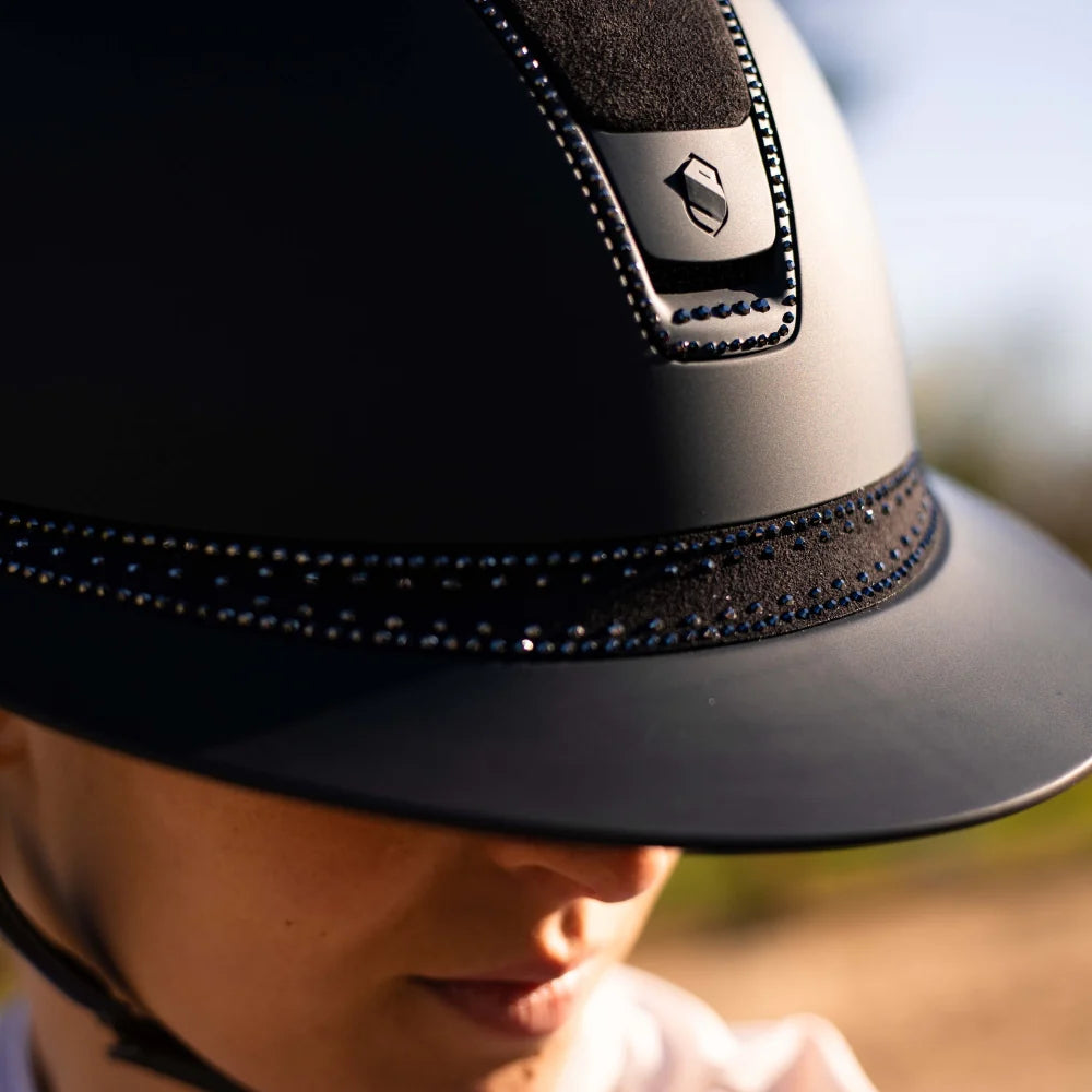 Custom Miss Shadowmatt Top Alcantara - Frontal Tiara navy | Samshield 2.0