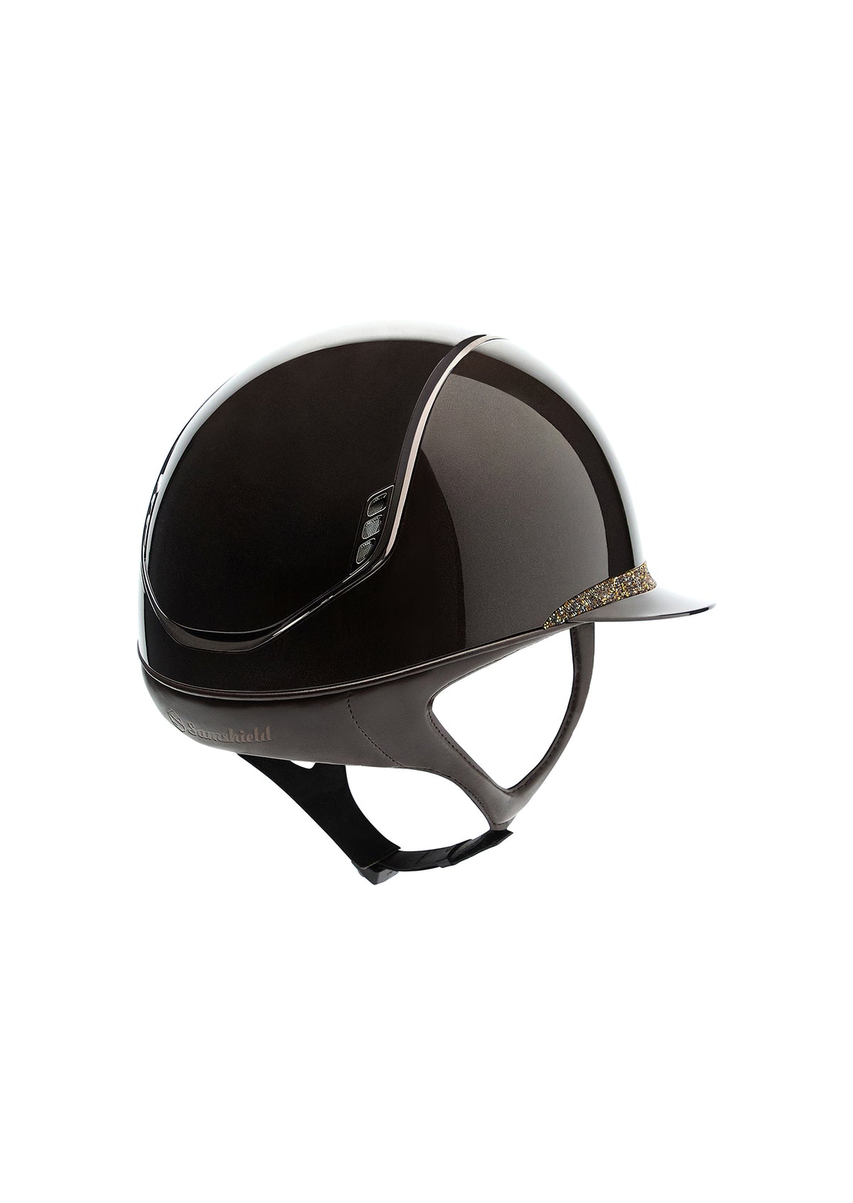 https://equitavisports.ca › products › custom-miss-shield-glossy-brown-band-blazon-ufr-golden-topaz-5-bronze-swarovski-samshield-2-0