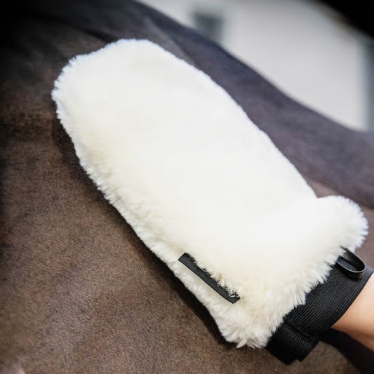 Sheepskin Grooming Glove | Kentucky Horsewear