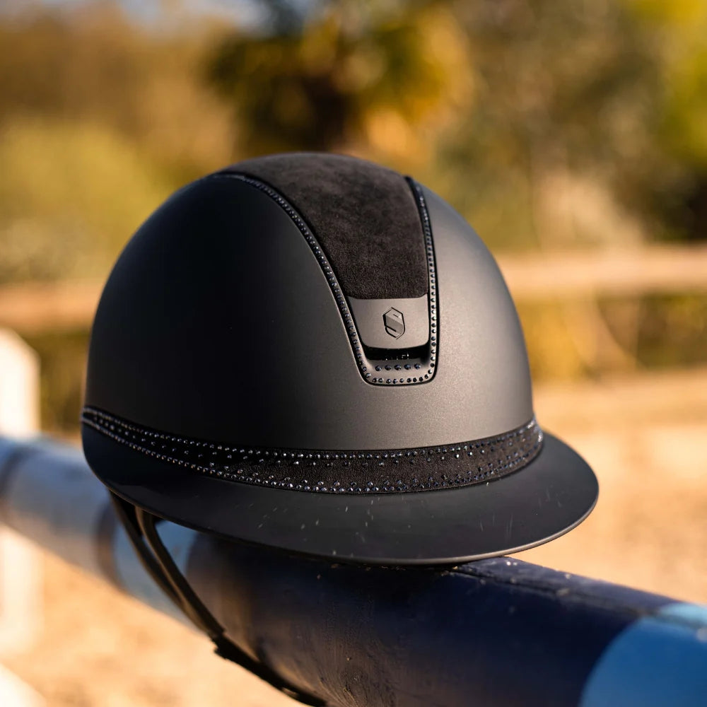 Custom Miss Shadowmatt Top Alcantara - Frontal Tiara navy | Samshield 2.0