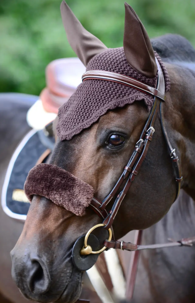 Sheepskin Noseband Cover | Kentucky Horsewear