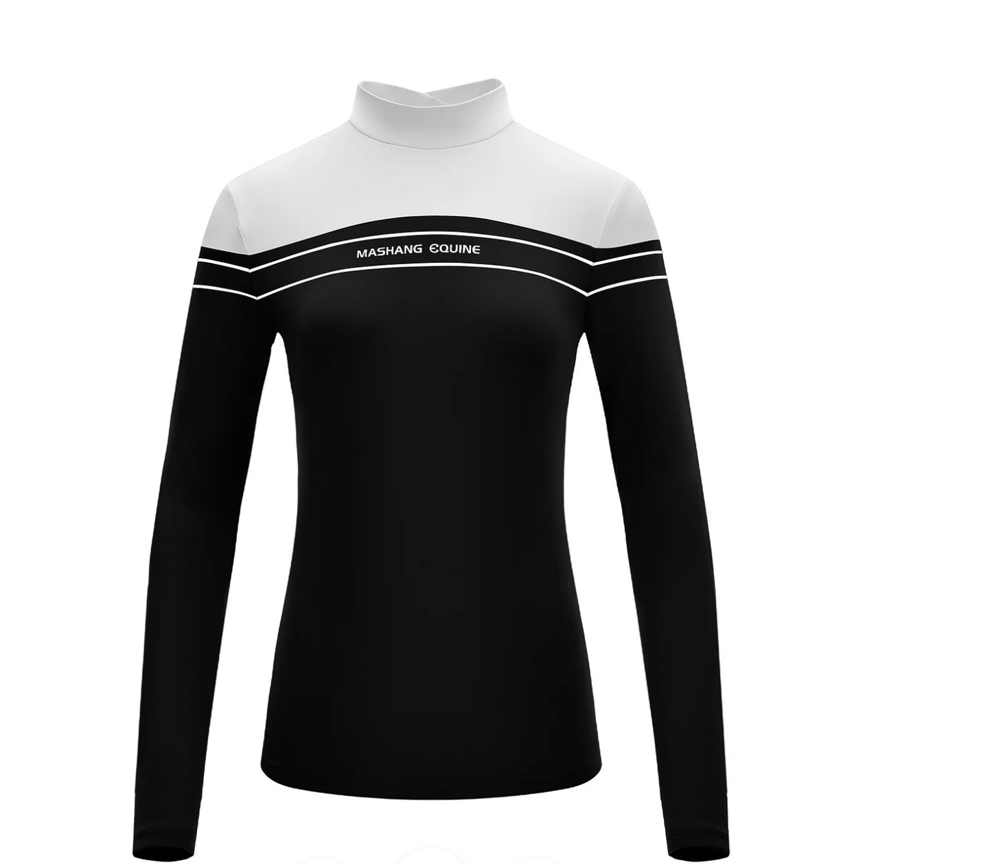 Women's Long Sleeve Mock Neck Sweater | Mashang Equine