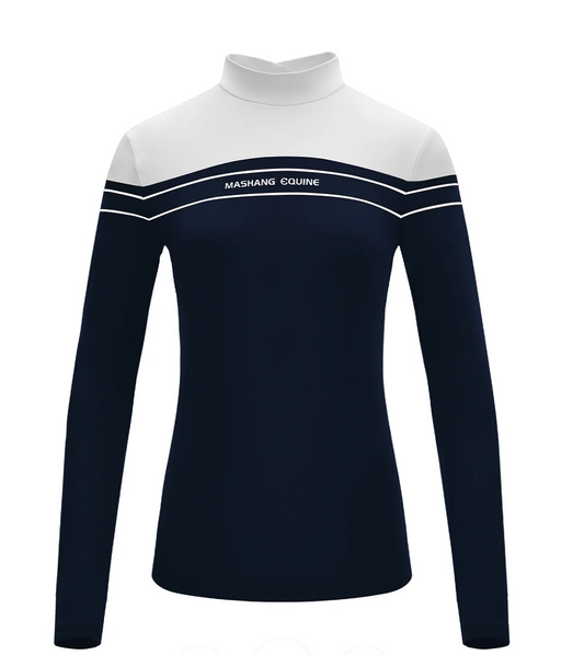 Women's Long Sleeve Mock Neck Sweater | Mashang Equine