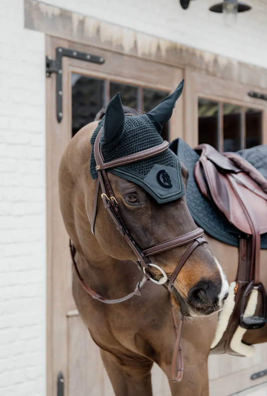 Braided combined noseband bridle | DY'ON D COLLECTION 